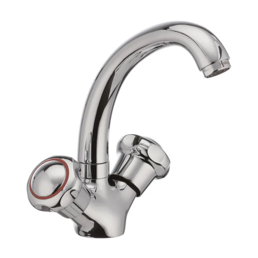 Смеситель для умывальника HAIBA MEGA 272 (Цвет хром) (HB0914)