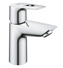 Однорычажный смеситель для раковины S-Size Grohe BauLoop New с нажимным донным клапаном (23878001)