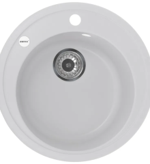 Мойка кухонная Zerix ZS-510R-01 Белая (ZX4531)