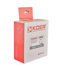 Комплект кранов для полотенцесушителя угловой M1/2''xM1/2'' под ТЭН хромированный KOER KR.SET.551 (KR5841)