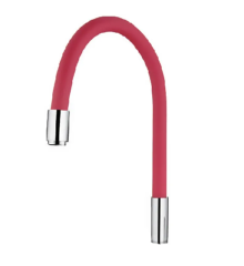 Излив для смесителя гибкий MIXXUS PREMIUM SPOUT RAINBOW RED (Цвет хром+излив красный) (MI0560)