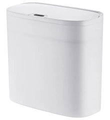 Відро для сміття сенсорне прямокутне MIXXUS WAVE-TC0414 WHITE 14 л (колір білий) (MI8405)