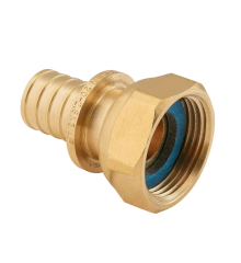 Переходник с накидной гайкой под плоское уплотнение 16(2.2mm) x 1/2