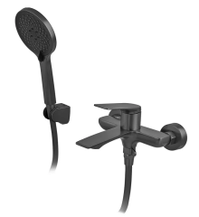Смеситель для ванны MIXXUS PREMIUM DERBY 009 EURO BLACK (Цвет черный) (MI6603)