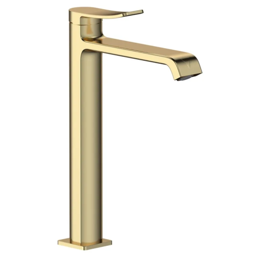 Смеситель для умывальника высокий MIXXUS PREMIUM DALI 001 HIGH NUT BRUSHED GOLD (Цвет матовое золото) (MI6763)