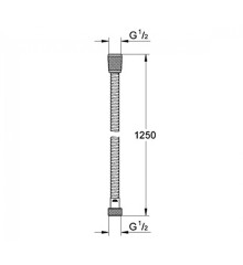 Душевой шланг 125 см Grohe Relexaflex (28142000)