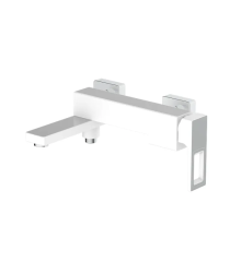 Змішувач для ванни MIXXUS PREMIUM WALTER 009 EURO WHITE-CHROME (Колір білий/матовий хром) (MI6621)
