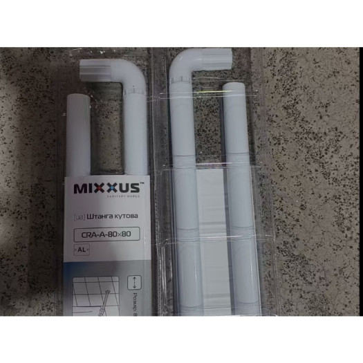 Штанга для шторки угловая MIXXUS CRA-A-80x80 80x80cm (алюминий) (AC3590)