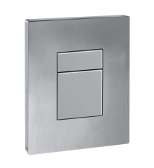 Панель змиву KOER KT-0607-01 157x198x3mm пластикова, кнопка квадратна (колір хром) (KR5344)