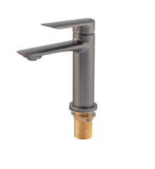 Смеситель для умывальника KOER KB-10028-07 (Цвет графит) (KR5292)