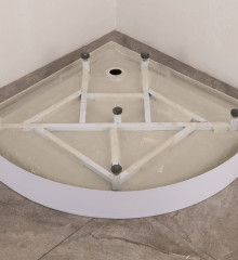 Душевая кабина с низким поддоном MIXXUS PLAIN SCT02-90x90x195-FB SATIN матовое стекло 4мм (MI6896)