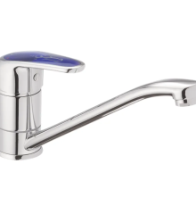 Смеситель для кухни HAIBA MAGIC 555 NUT BLUE (Цвет хром) (HB0668)