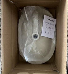 Раковина врезная на столешницу MIXXUS PREMIUM ELLIPSE-1601 600х400х190mm (перелив) (MP6569)