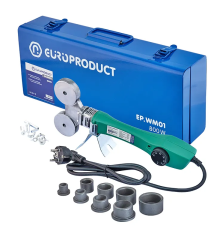 Паяльник для PPR труб Europroduct EP.WM01 (плоские насадки) 20/40mm (EP6091)