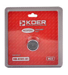 Аэратор М-22 KOER KB-0101-01 NEOPERL CASCADE SLC (Цвет хром) (AC0635)