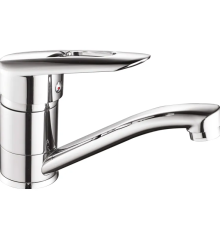 Смеситель для умывальника HAIBA DISK 555-15CM NUT (Цвет хром) (HB0058)