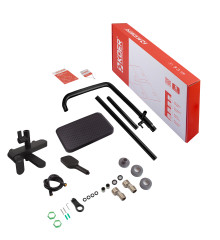 Душевая колонна со смесителем KOER KB-56030-05, 3 функции (Цвет черный) (KR5428)