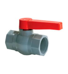 Кран шаровой PVC PLAMIX PVF-4