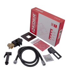 Смеситель для гигиенического душа встроенный KOER KB-23009-05 (Цвет черный) (KR3511)