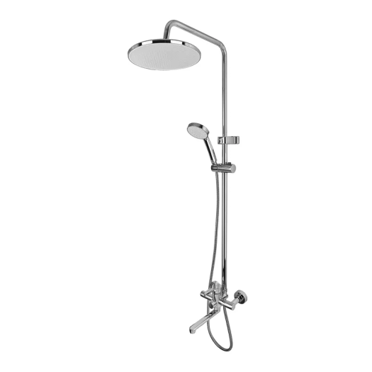 Душевая колонна со смесителем ZERIX REX-009-J CHROME из нерж. стали (Цвет хром) (ZX6124)