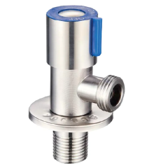 Кран для подключения сантехприборов MIXXUS VAL-01-1/2x1/2 из нерж. стали SUS304 (Цвет синий) (MI6117)