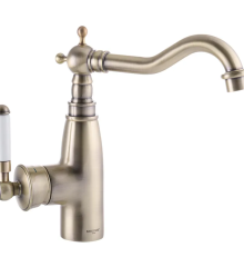 Смеситель для умывальника MIXXUS PREMIUM VINTAGE BRONZE 001-C (Цвет бронза) (MI2858)
