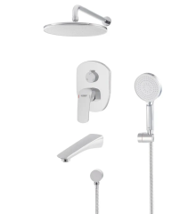 Душова система вбудована KOER KB-64008-01, 3 функції (Колір хром) (KR3476)