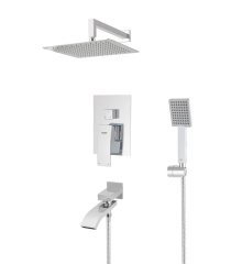 Душова система вбудована KOER KB-66007-01, 3 функції (Колір хром) (KR3464)