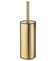 Йоржик для унітазу підлоговий MIXXUS PREMIUM QUADRO-TB0201 BRUSHED GOLD (колір матове золото) (MI8395)
