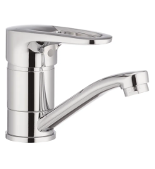 Смеситель для умывальника HAIBA OPUS 555-15CM NUT (Цвет хром) (HB0336)