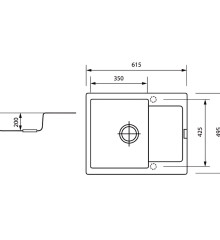 Мойка Zerix ZS-6250S-13 Graphite (ZX4593)