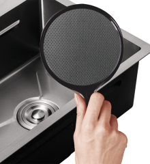Мойка из нерж. стали MIXXUS MH5050 MICRO DECOR BLACK (3.0/0.8) (Цвет черный) (MI8215)