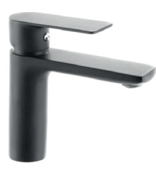 Смеситель для умывальника HAIBA ALEX 001 GRAPHITE (Цвет графит) (HB3992)