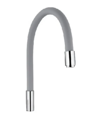Излив для смесителя гибкий MIXXUS PREMIUM SPOUT RAINBOW GRAY (Цвет хром+излив серый) (MI0561)