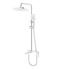 Душевая колонна со смесителем MIXXUS PREMIUM WALTER 009-J WHITE-CHROME (Цвет белый/матовый хром) (MI6622)