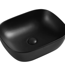 Раковина накладная MIXXUS PREMIUM DIVERSE-0101 BLACK 490х395х150mm (MP6485)
