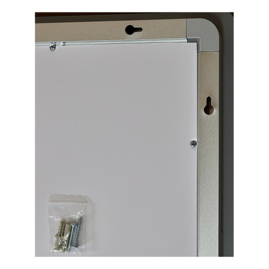 Зеркало MIXXUS STRONG MR05-100x60 с LED Touch, Anti-fog, димером, рег. яркости, часами (MI6009)