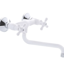 Смеситель для кухни PLAMIX AMAX-361 WHITE (Цвет белый) (PM0583)