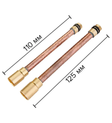 Комплект удлинителей подводки смесителя (2 шт) Zerix LRH401 (ZX2641)