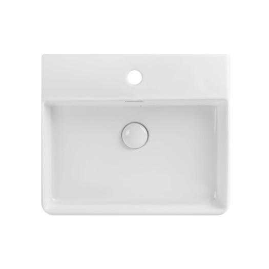 Раковина підвісна-накладна MIXXUS PREMIUM QUADRO-0203 500х420х130mm (отвір під змішувач, перелив) (MP6718)
