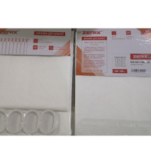 Шторка для ванной ZERIX SCP-021-180x180 из PEVA (полиэтиленвинилацетата) (Цвет белый 3-Д) (ZX6094)