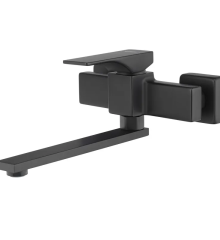 Смеситель для кухни настенный KOER KB-73010-05 (Цвет черный) (KR3491)