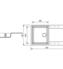 Мойка кухонная Zerix ZS-7950S-09 Серая (ZX4583)
