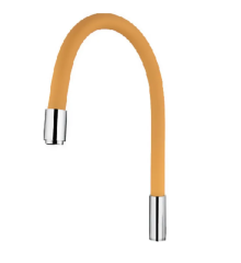 Излив для смесителя гибкий MIXXUS PREMIUM SPOUT RAINBOW ORANGE (Цвет хром+излив оранжевый) (MI0562)