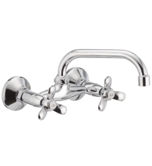 Смеситель для кухни настенный HAIBA VILTA 361-G (Цвет хром) (HB0391)