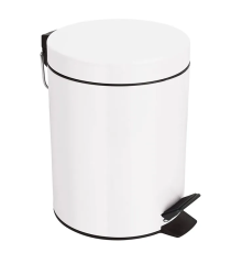 Мусорное ведро круглое ZERIX STRONG-MB0140 WHITE 40 л (цвет белый) (ZX4634)