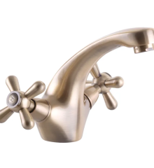 Смеситель для умывальника HAIBA DOMINOX 161 BRONZE (Цвет бронза) (HB3937)