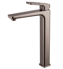 Смеситель для умывальника высокий KOER KB-11031-07 (Цвет графит) (KR5435)