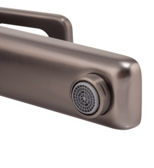 Смеситель для умывальника высокий KOER KB-11031-07 (Цвет графит) (KR5435)