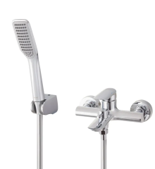Смеситель для ванны с коротким изливом KOER KB-40028-01 (Цвет хром) (KR5305)